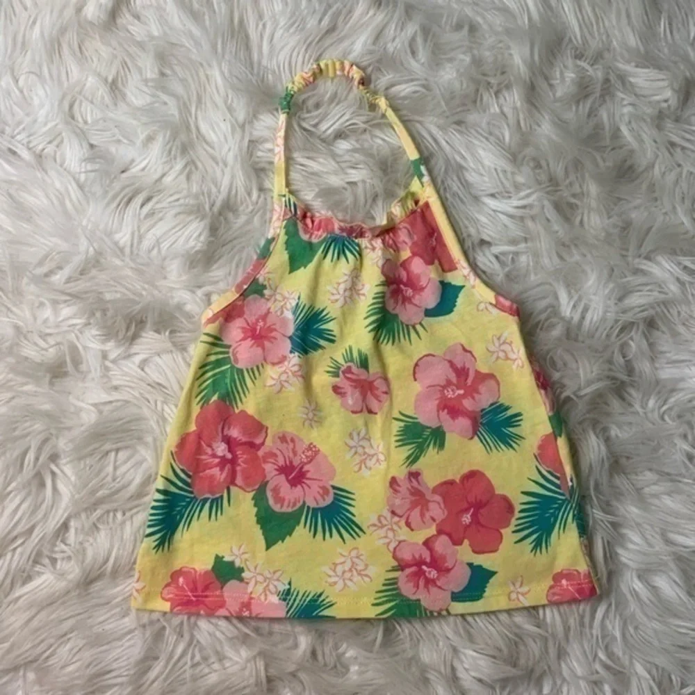 The Children’s Place Yellow Floral Top 2T